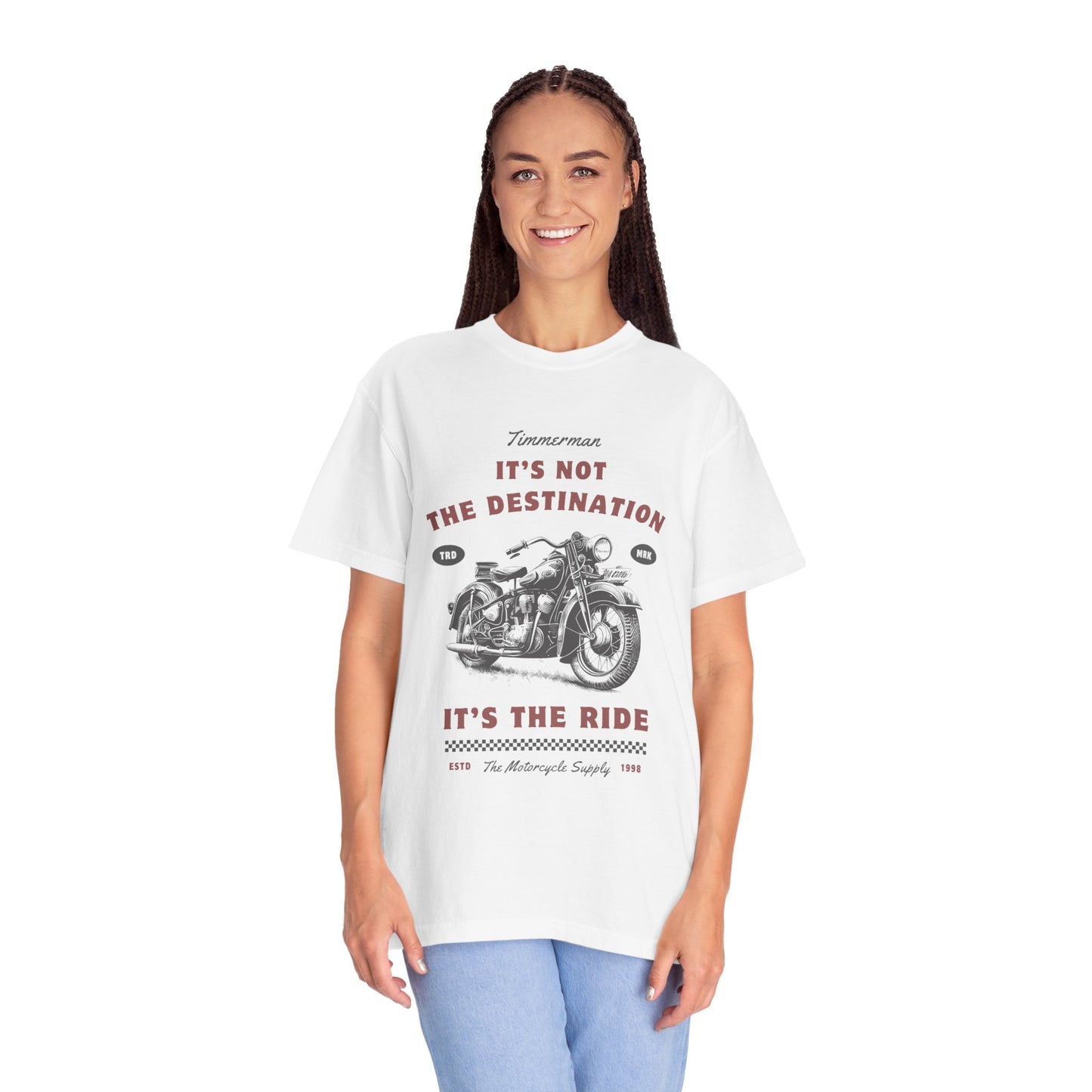 Vintage Motorcycle Ride T-Shirt - It's Not The Destination It's The Ride, Gift for Bikers, Adventure Clothing, Road Trip Outfit