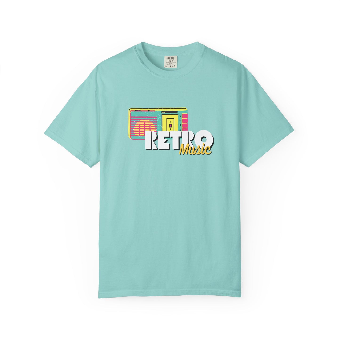 Retro Music T-Shirt, Vintage Style Tee, Unisex Garment-Dyed Shirt, Perfect for Music Lovers, Great for Festivals and Gifts