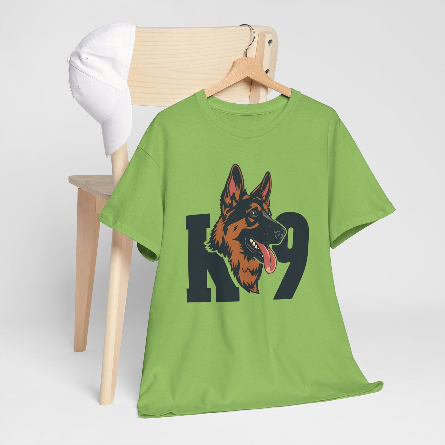 German Shepherd K9 Lover Unisex Heavy Cotton Tee | Dog Owner Gift, Dog Lover Apparel