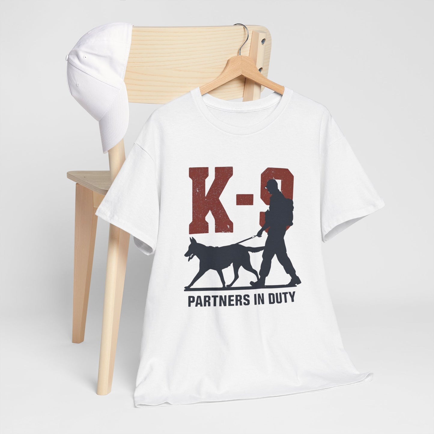 K-9 Partners in Duty Tee, Dog Handler T-Shirt, Dog Lover Tee, Police Dog Apparel, Dog Owner T-Shirt