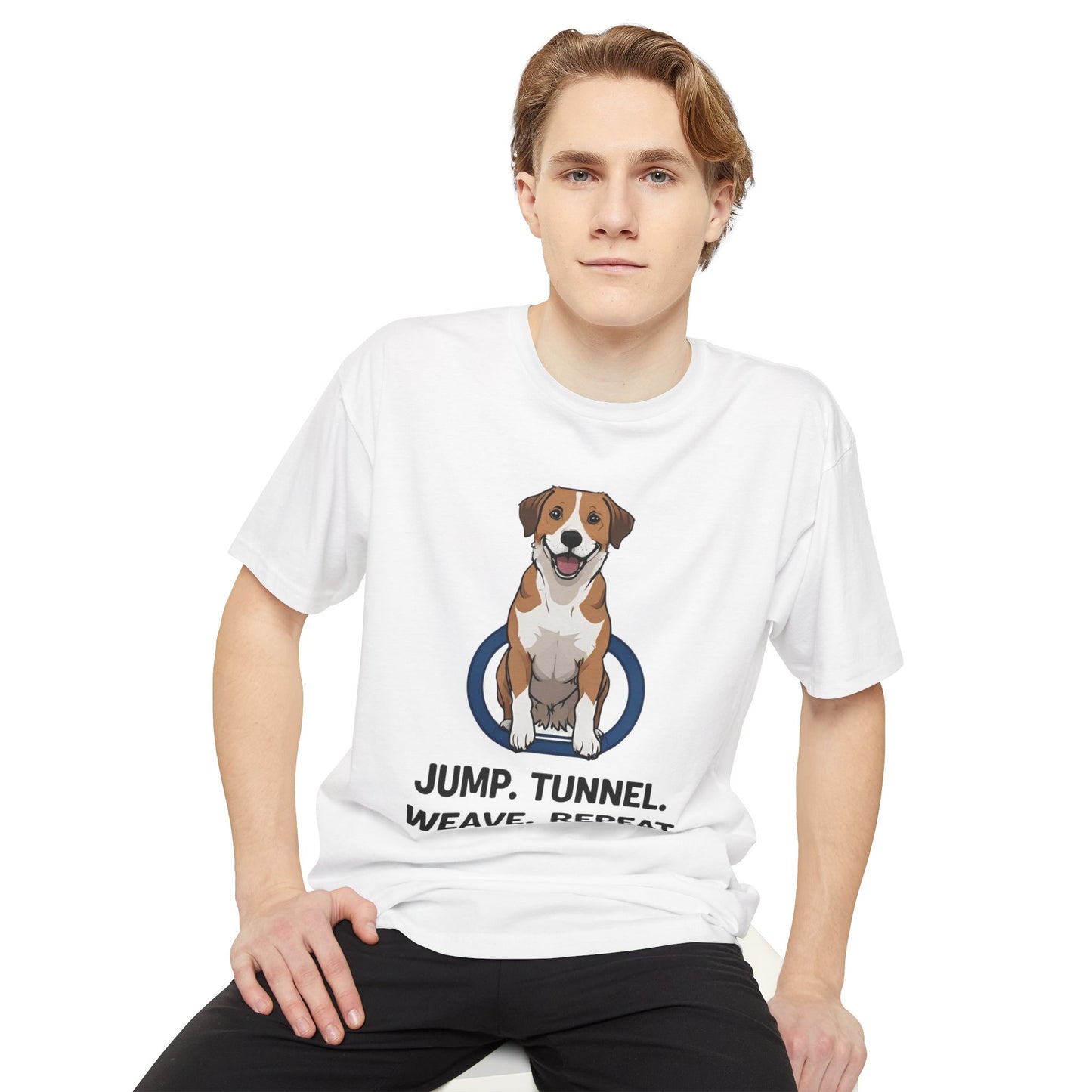 Dog Agility Unisex Long Body Urban Tee, Pet Lover Gift, Dog Training Shirt, Funny Dog Tee, Gift for Dog Owners