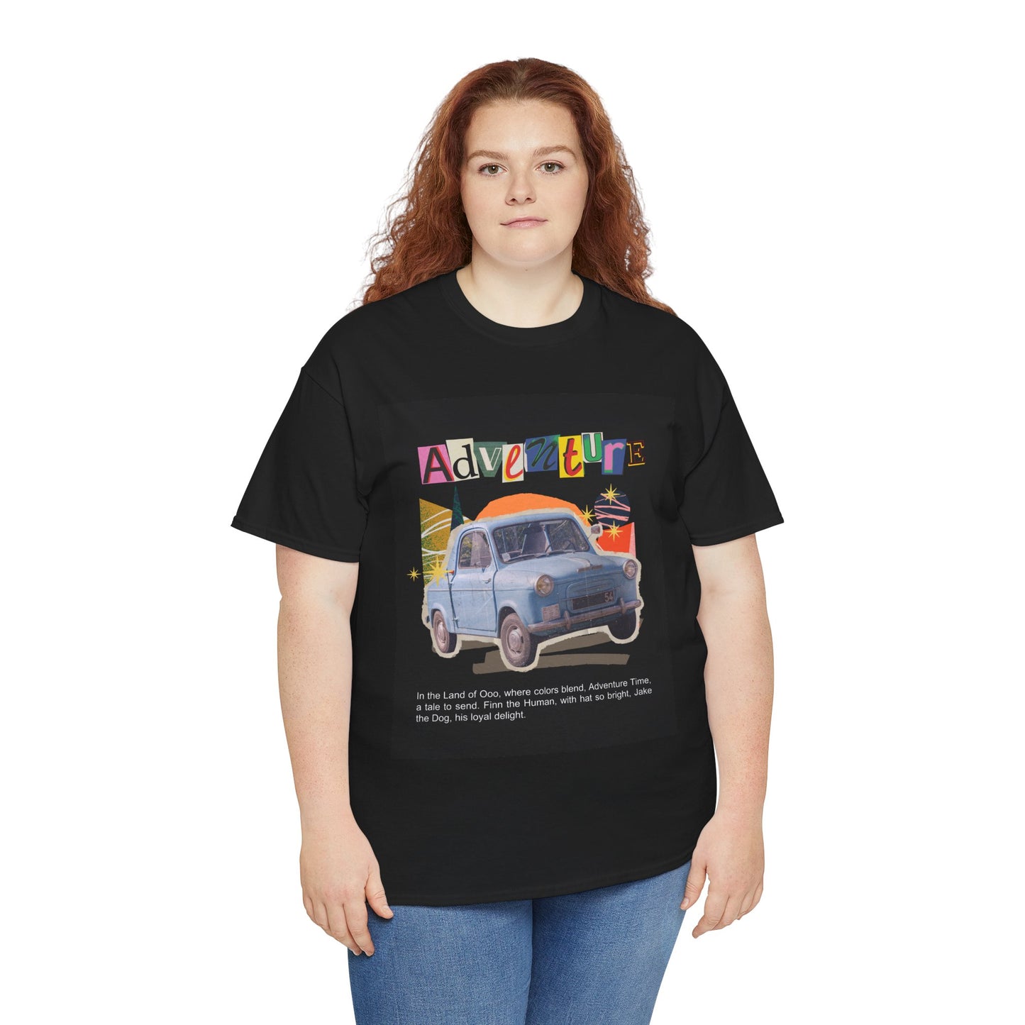Adventure-Themed Unisex Cotton Tee, Retro Car Graphic Tee, Travel T-Shirt, Gift for Adventurers, Vintage Exploration Top