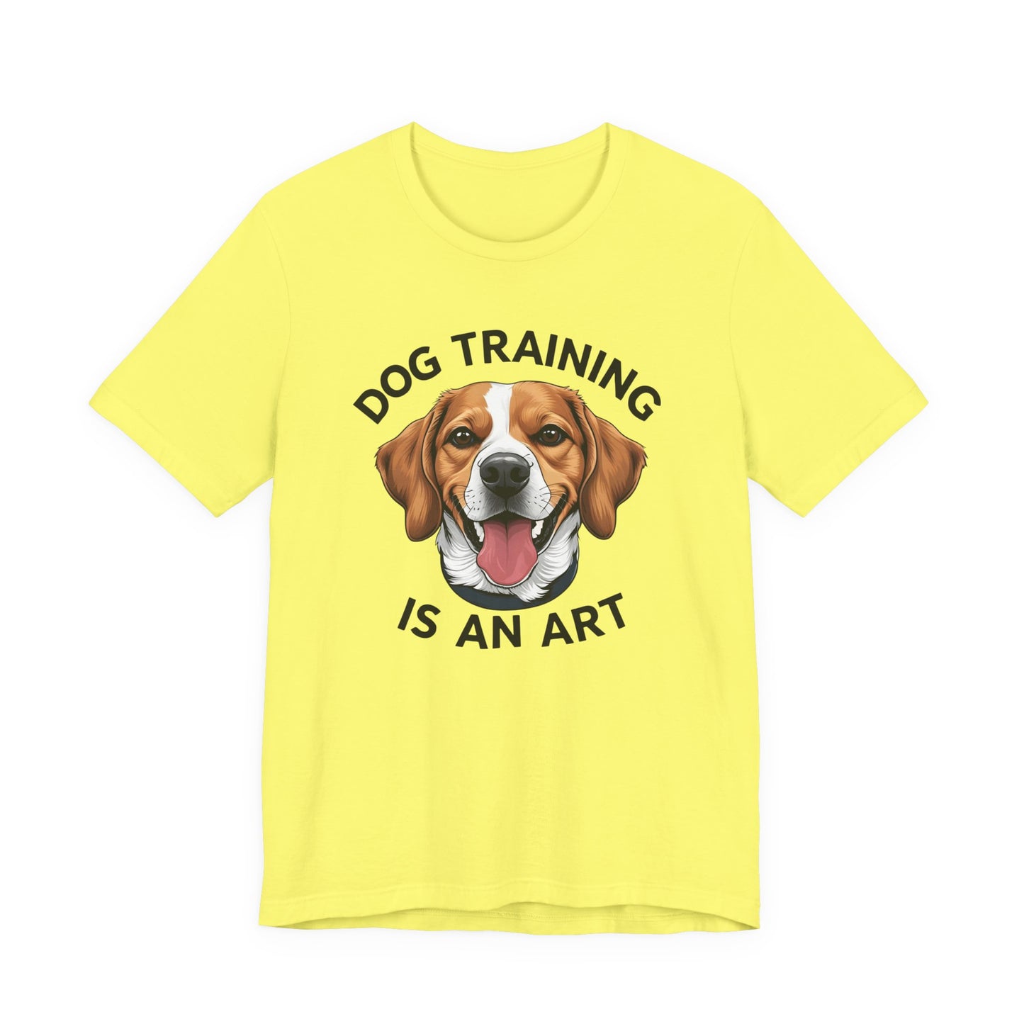 Dog Training is An Art Tee - Unisex Jersey Short Sleeve, Gift for Dog Lovers, Training T-Shirt, Dog Owner Apparel, Cute Canine Shirt