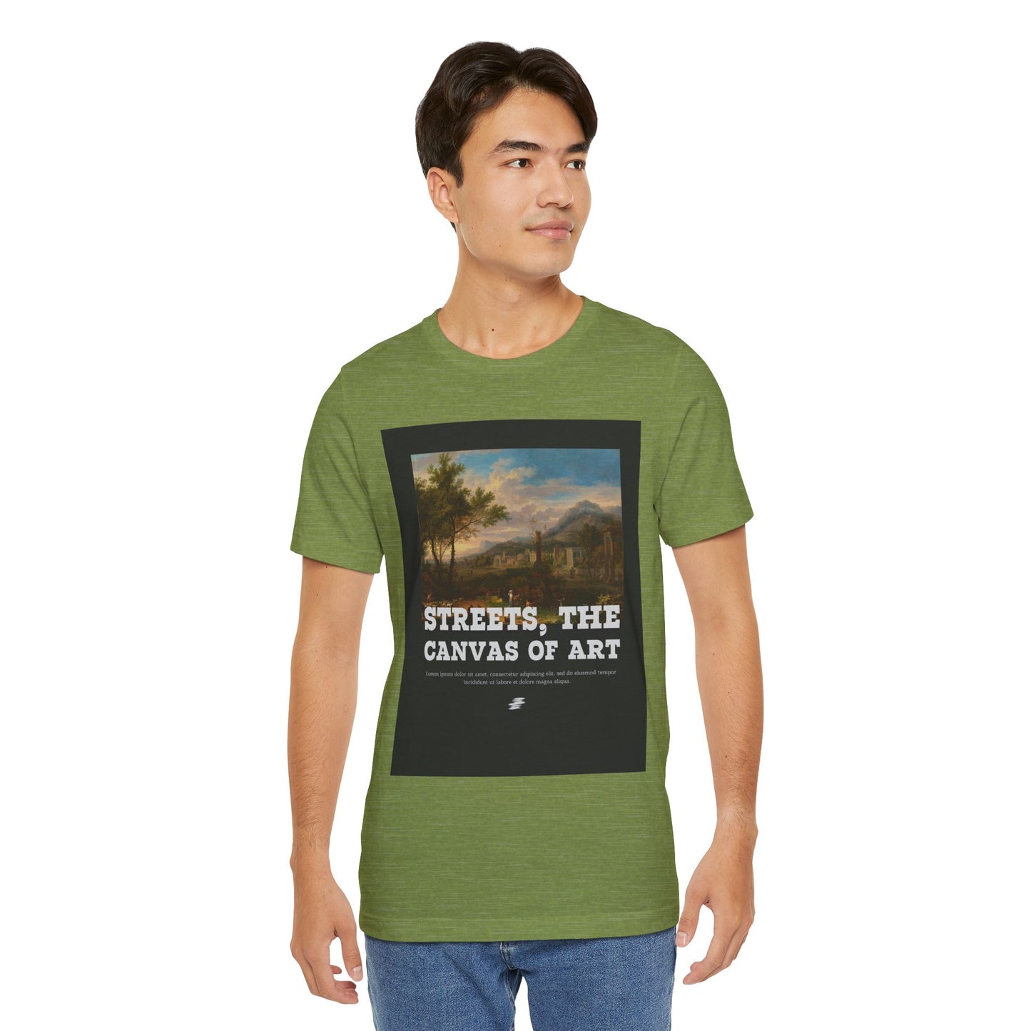 Artistic Graphic Tee - Streets, the Canvas of Art | Unisex Short Sleeve Shirt, Gift for Artists, Art Lovers, Casual Wear, Unique Gifts