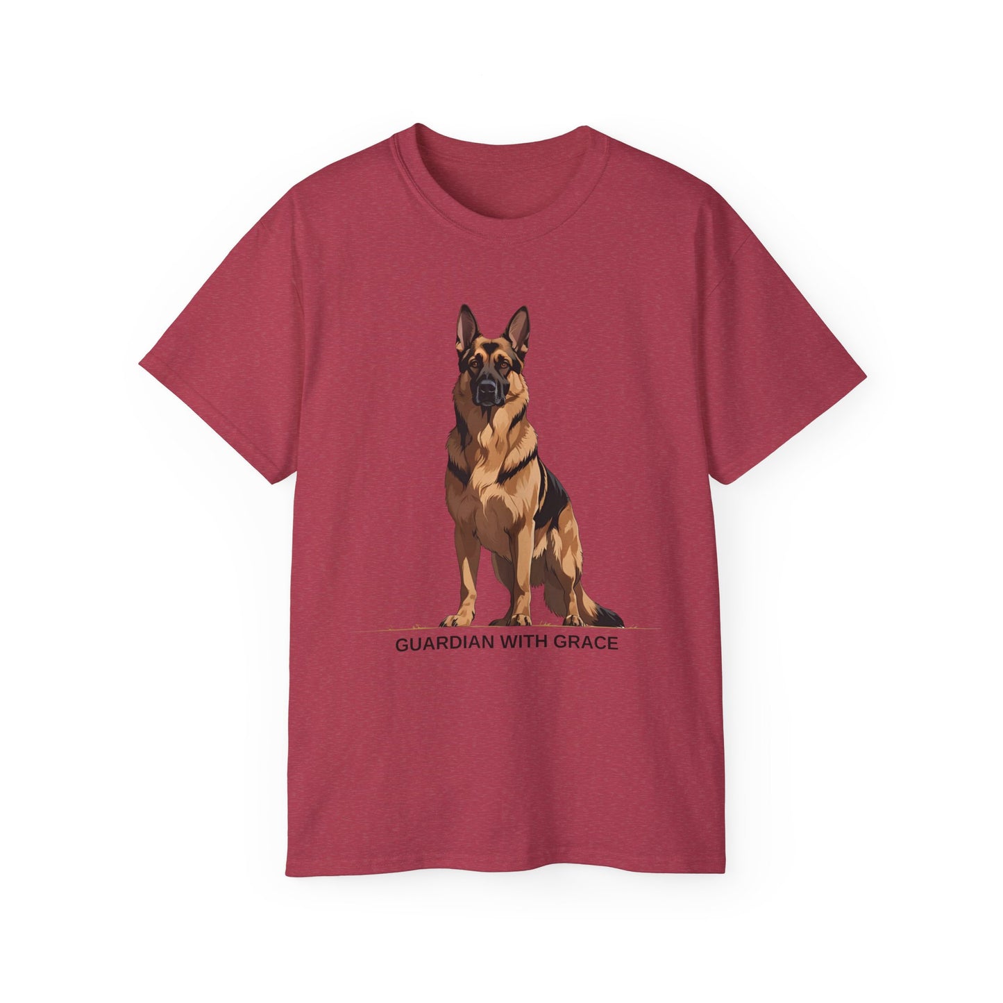 German Shepherd Guardian Tee - Unisex Ultra Cotton Shirt, Dog Lover Gift, Animal Spirit Apparel, Pet Memorial, Birthday Tee, Casual Wear