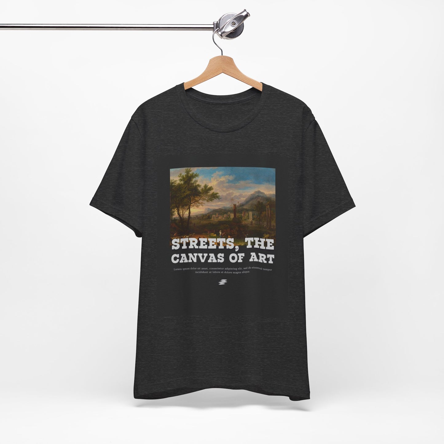 Artistic Graphic Tee - Streets, the Canvas of Art | Unisex Short Sleeve Shirt, Gift for Artists, Art Lovers, Casual Wear, Unique Gifts