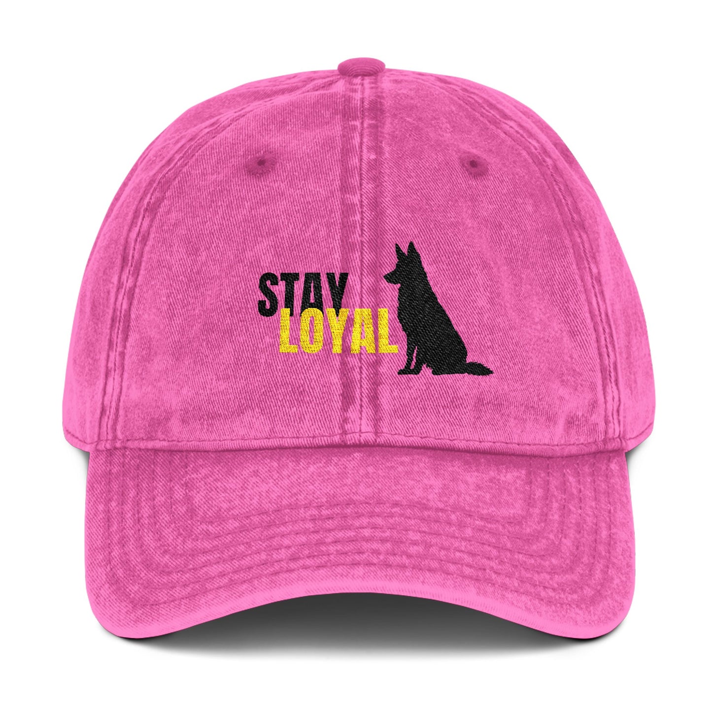 German Shepherd Vintage Embroidered Cap - Stay Loyal