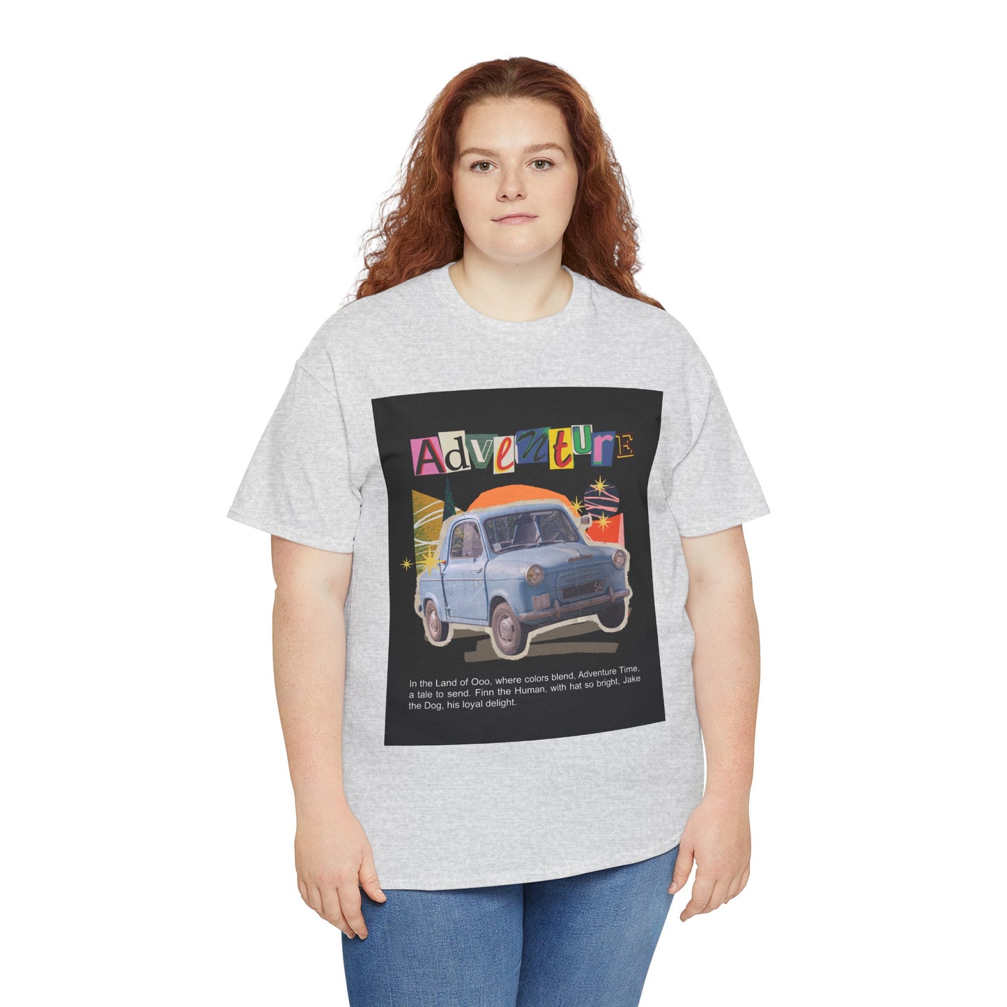 Adventure-Themed Unisex Cotton Tee, Retro Car Graphic Tee, Travel T-Shirt, Gift for Adventurers, Vintage Exploration Top