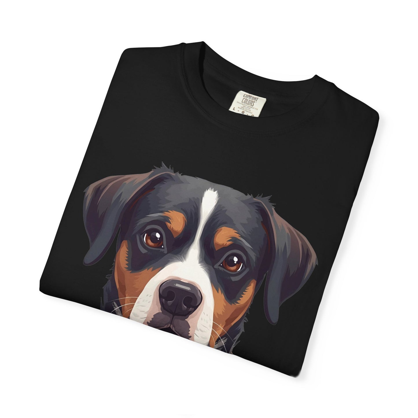 Unisex Tricolor Dog's 3D Design T-Shirt, Gift for Dog Owners, Animal Lover Apparel