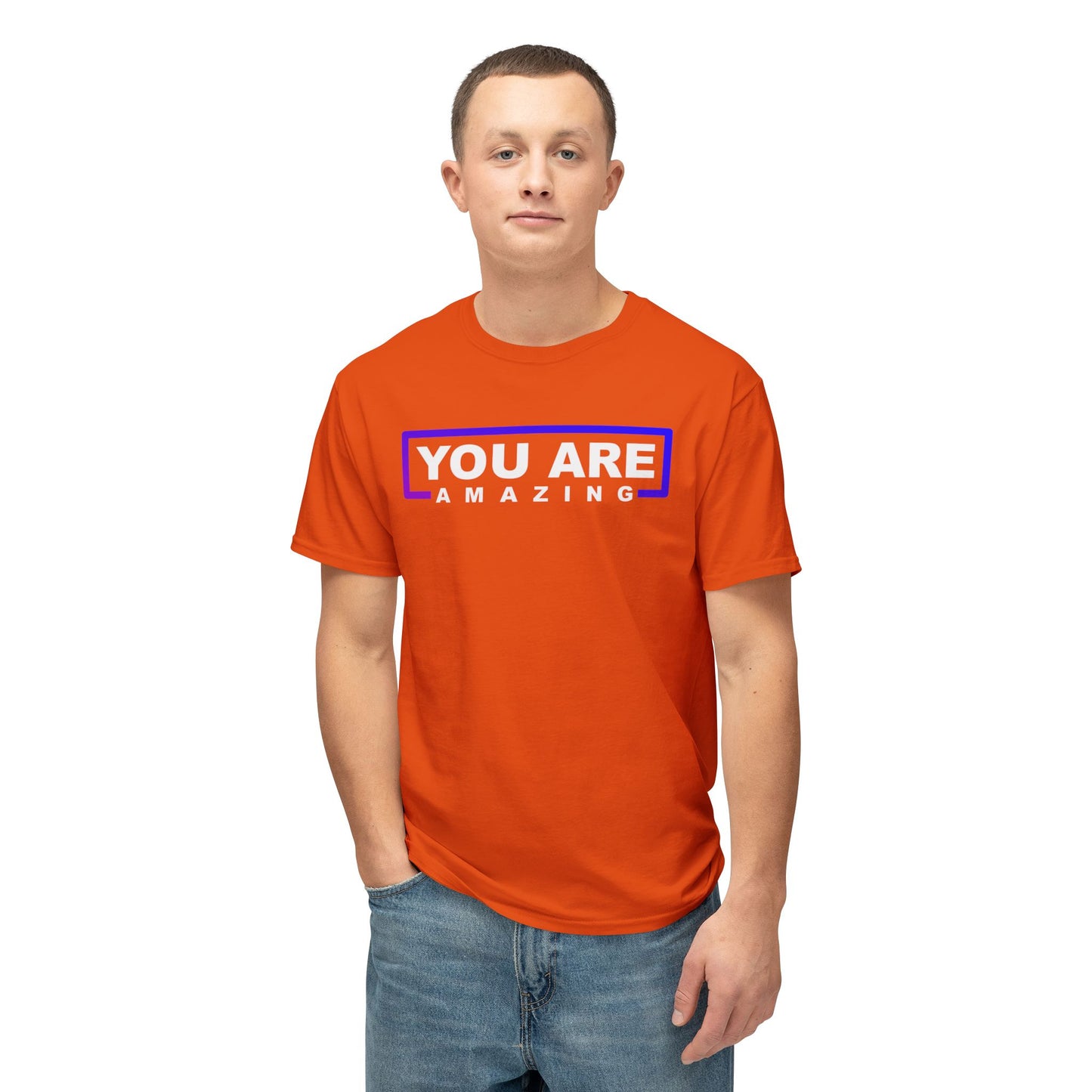You Are Amazing Inspirational Quote T-Shirt, Motivational Gift, Casual Wear, Affirmation Apparel, Birthday Gift, Positive Vibes Clothing