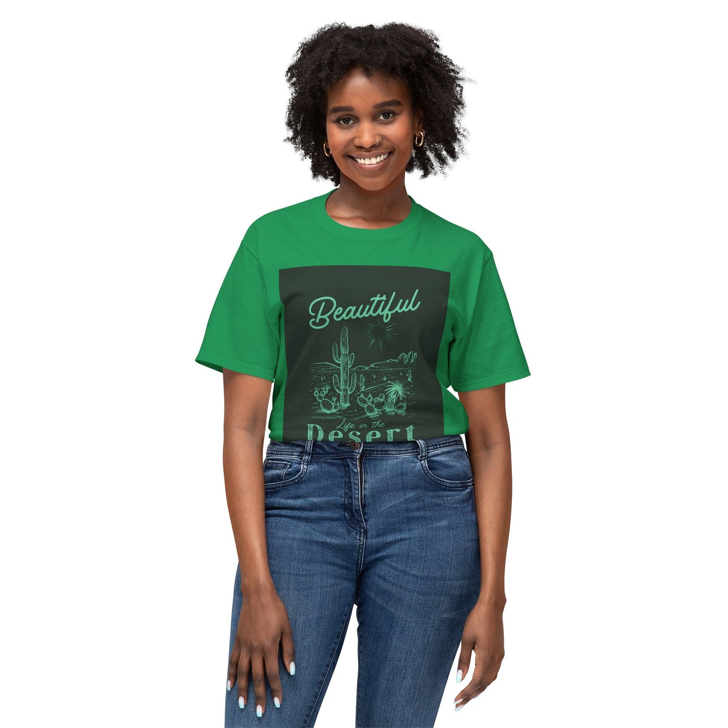 Beautiful Desert Unisex T-Shirt, Nature Lover Tee, Summer Vacation Apparel, Gift for Him/Her, Retro Graphic Shirt