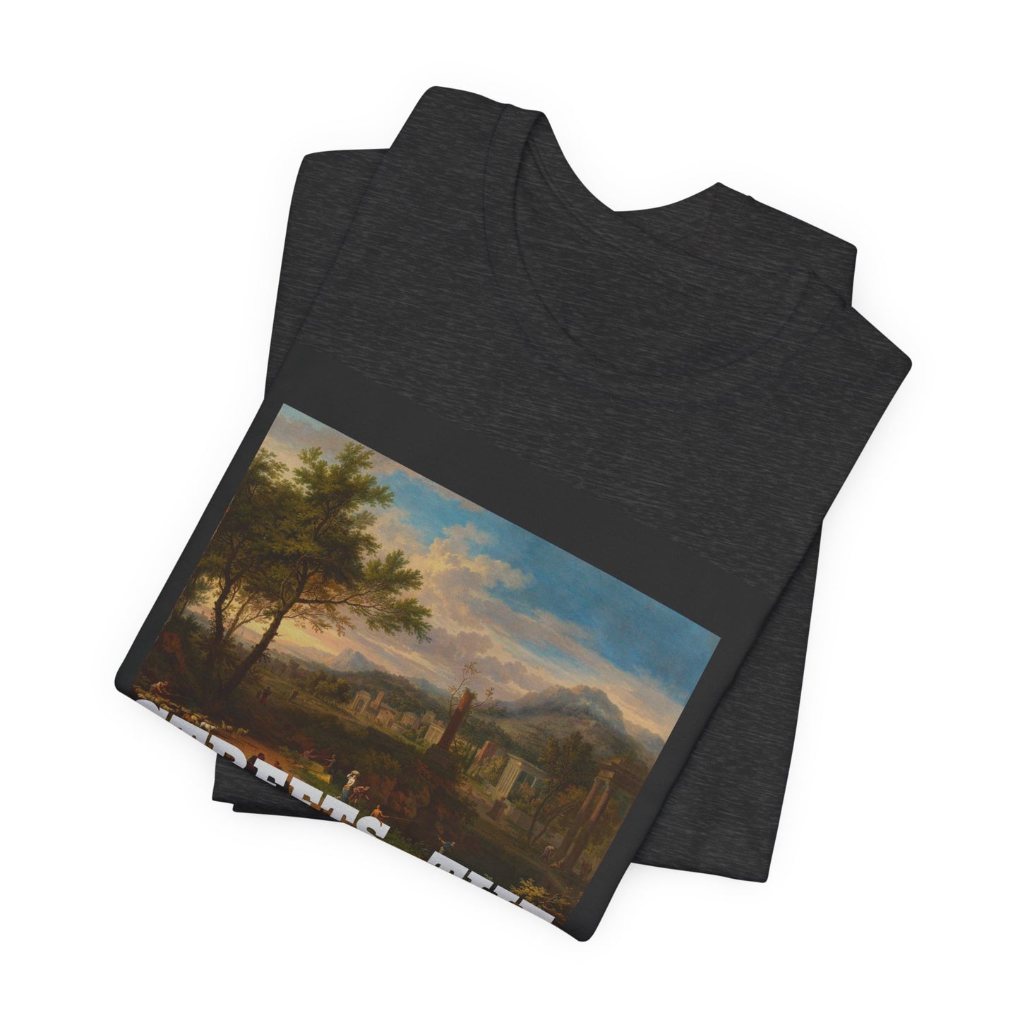 Artistic Graphic Tee - Streets, the Canvas of Art | Unisex Short Sleeve Shirt, Gift for Artists, Art Lovers, Casual Wear, Unique Gifts