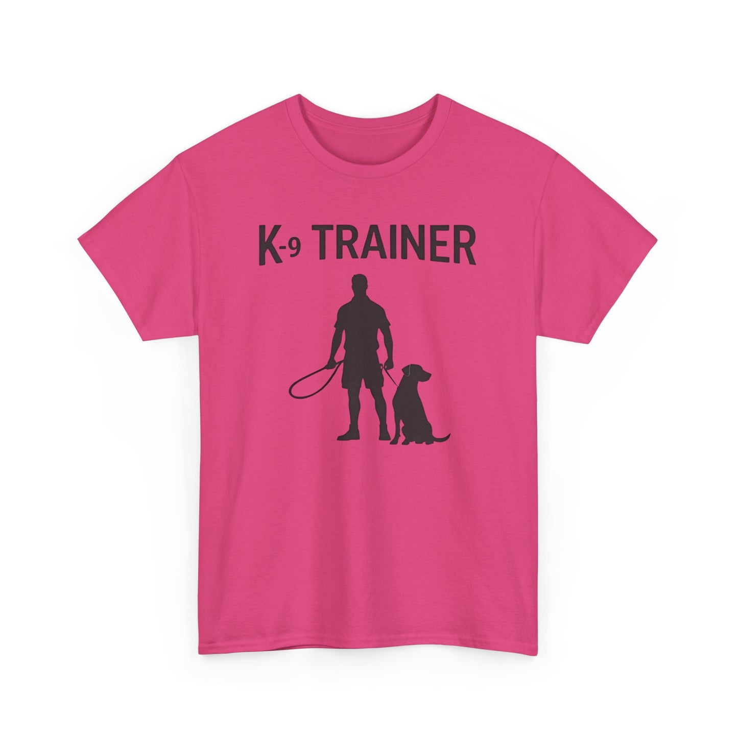 K-9 Trainer  Heavy Cotton T-Shirt, Dog Owner Gift, Police Dog Shirt, Animal Enthusiast Apparel, Casual Style Tee