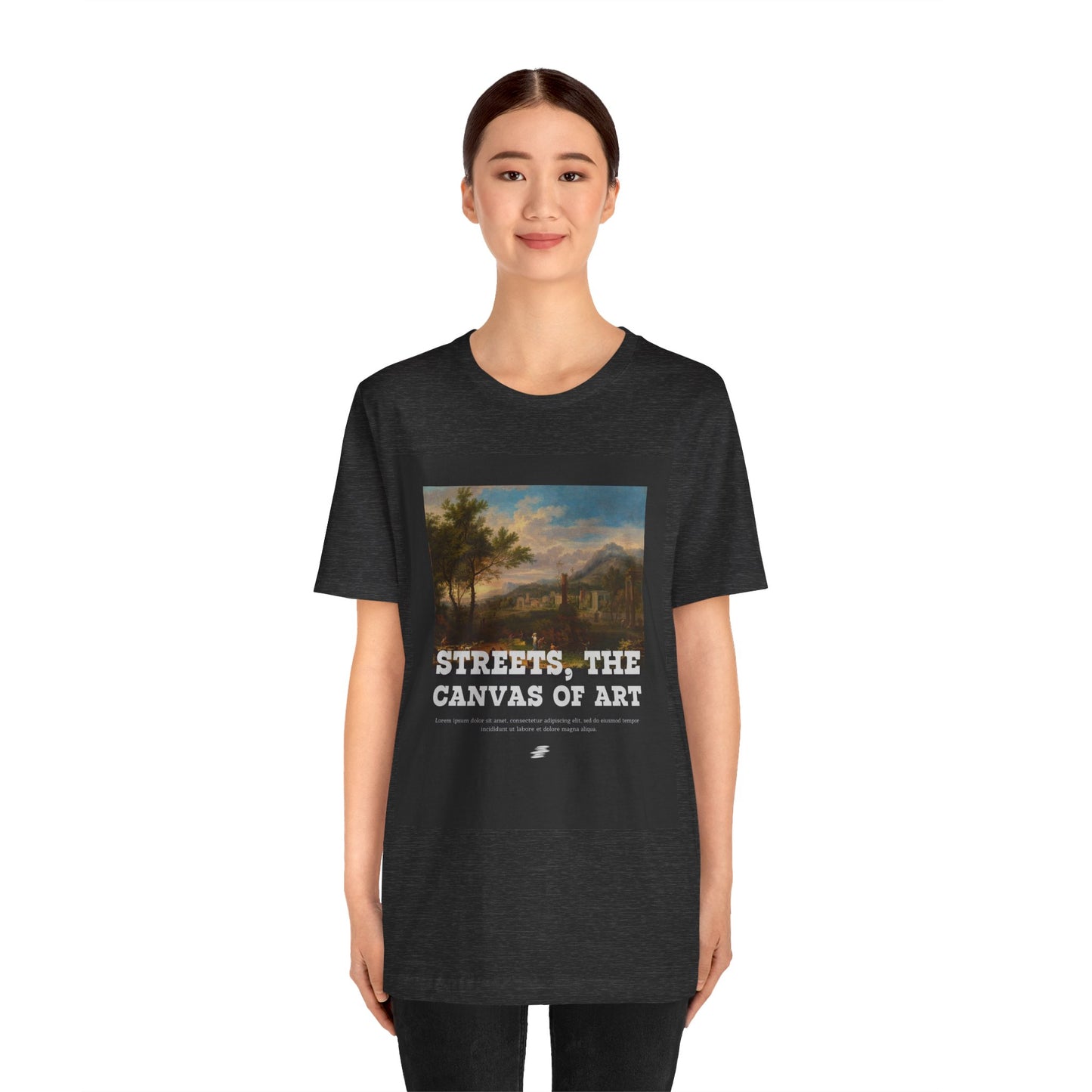 Artistic Graphic Tee - Streets, the Canvas of Art | Unisex Short Sleeve Shirt, Gift for Artists, Art Lovers, Casual Wear, Unique Gifts