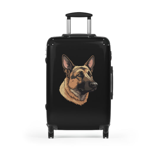 German Shepherd Art Carry-On Suitcase - Stylish Pet Lover Travel Luggage