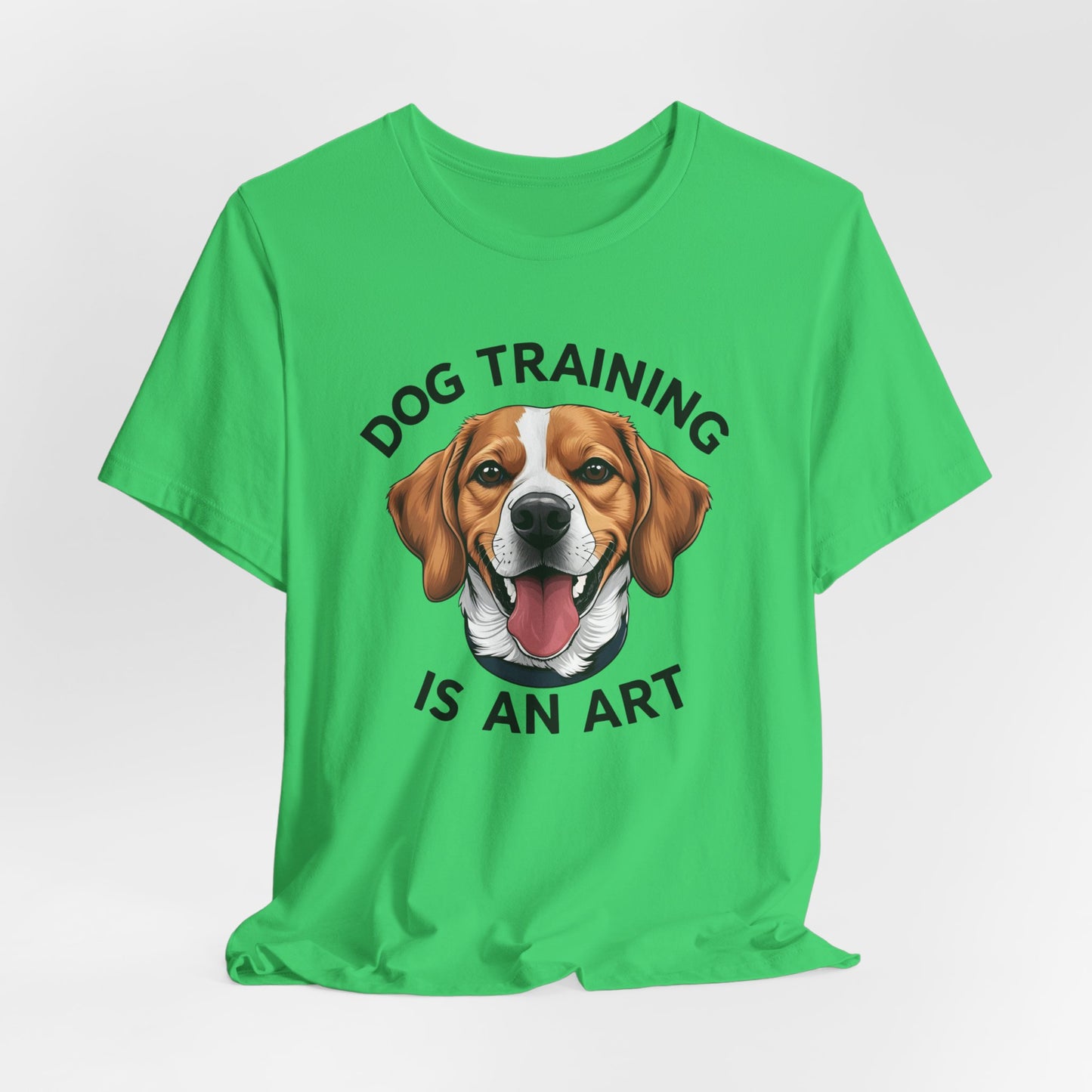Dog Training is An Art Tee - Unisex Jersey Short Sleeve, Gift for Dog Lovers, Training T-Shirt, Dog Owner Apparel, Cute Canine Shirt