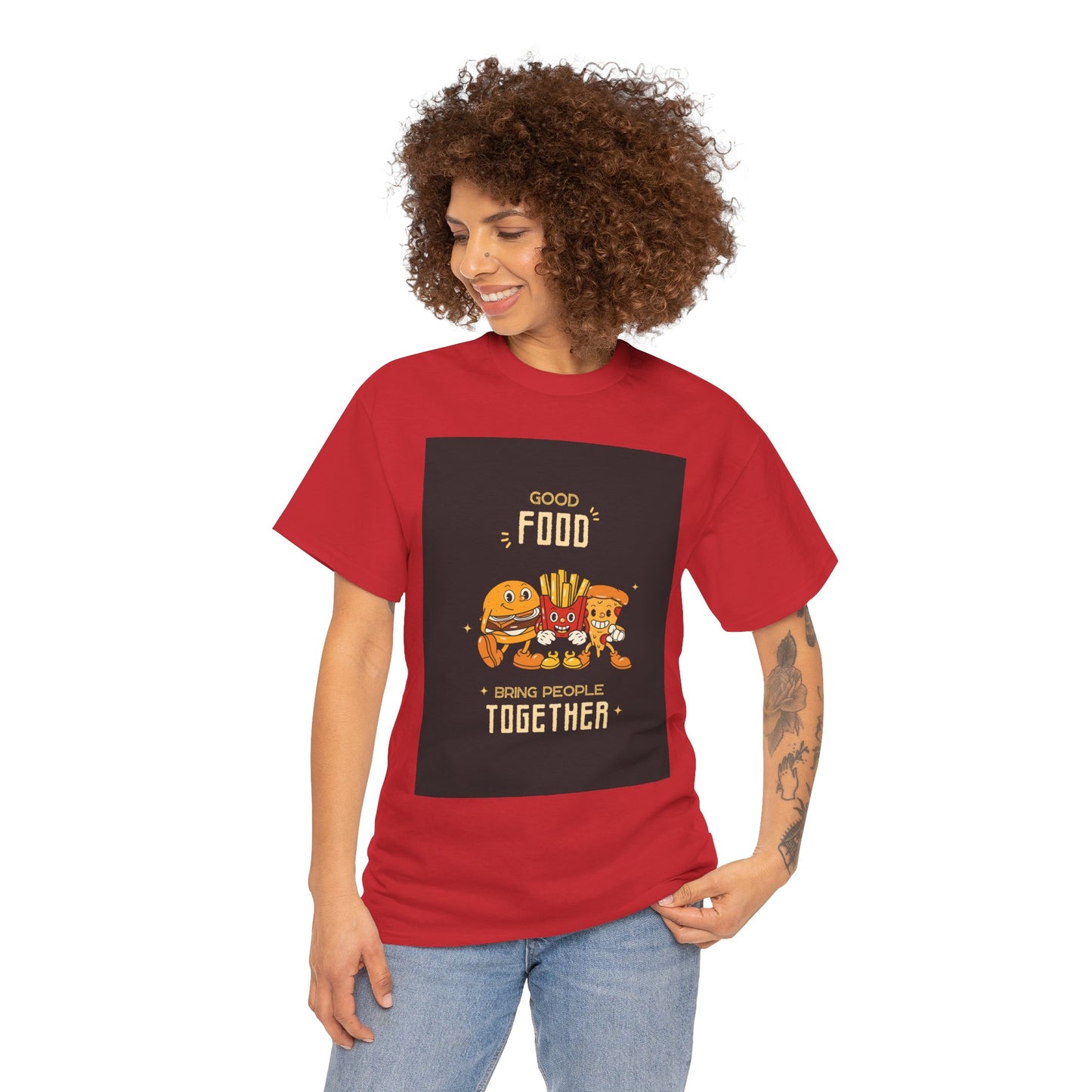 Good Food Unisex Tee | Fun Foodie Shirt, Gift for Food Lovers, Casual Wear, Kitchen Humor, BBQ Party