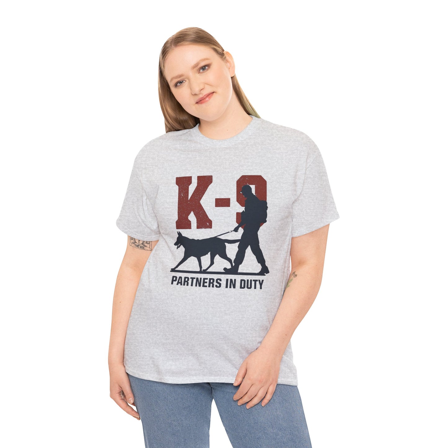 K-9 Partners in Duty Tee, Dog Handler T-Shirt, Dog Lover Tee, Police Dog Apparel, Dog Owner T-Shirt