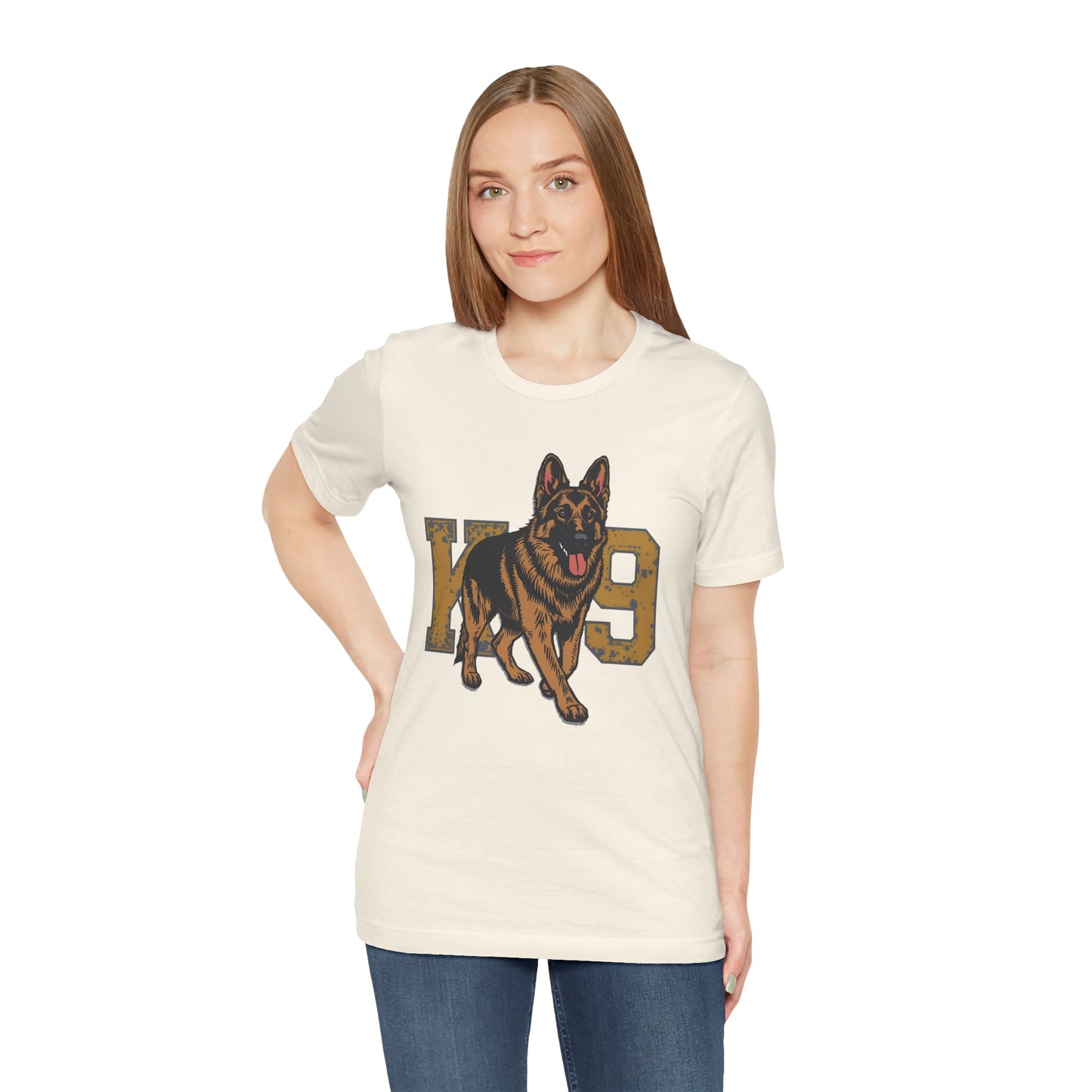 K9 Dog Lover German Shepherd Tee, Pet Owner Gift, Unisex Jersey Shirt