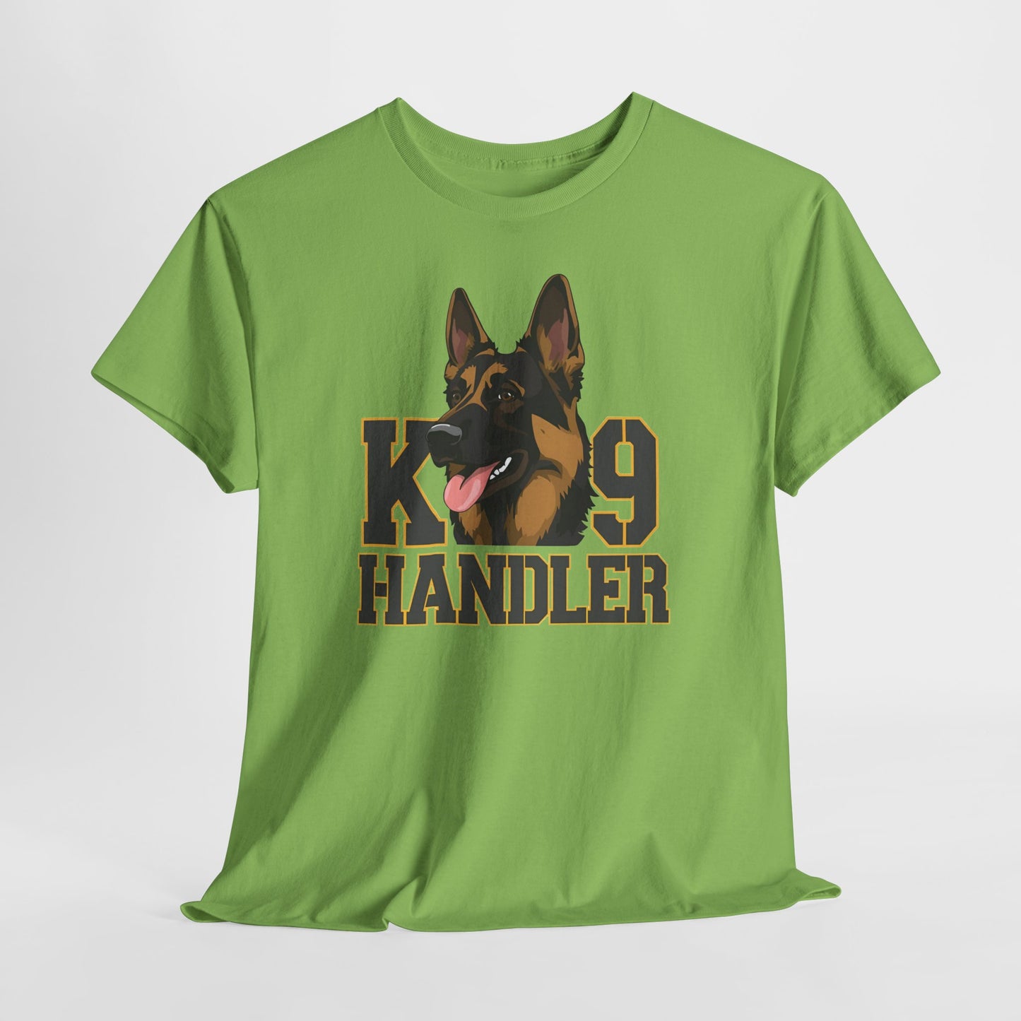 German Shepherd K9 Handler Tee, Perfect for Dog Lovers, Gift for Pet Owners, Unisex Cotton T-Shirt