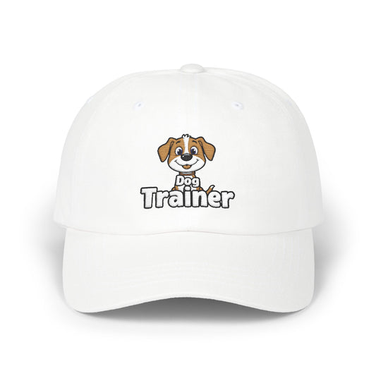 Embroidered Dog Trainer Classic Dad Cap Featuring a Cute Funny Dog  | Dog-themed Accessories