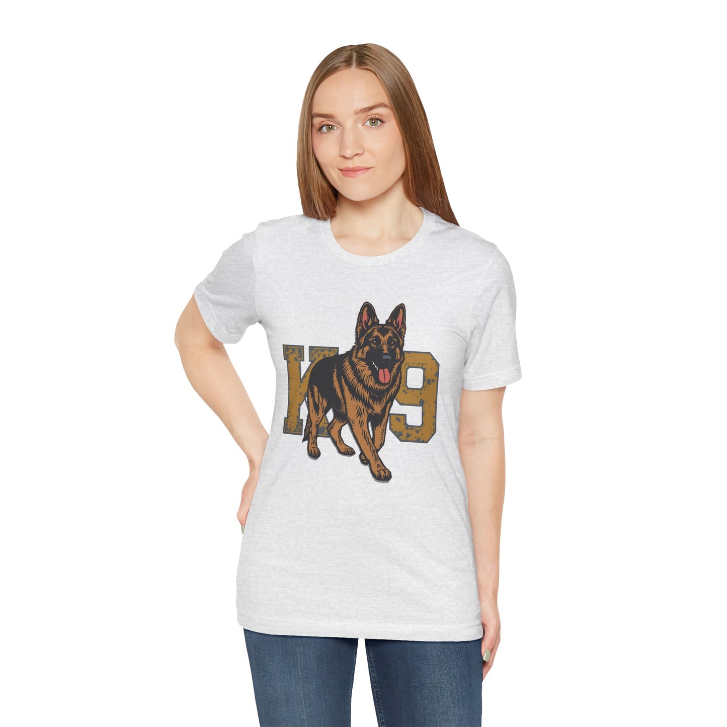K9 Dog Lover German Shepherd Tee, Pet Owner Gift, Unisex Jersey Shirt