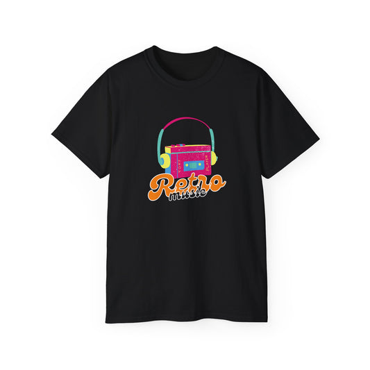 Retro Music Unisex Tee, Vintage Style Shirt, 80s Music Lover Gift, Casual Wear, Festival Outfit, Music Party T-Shirt