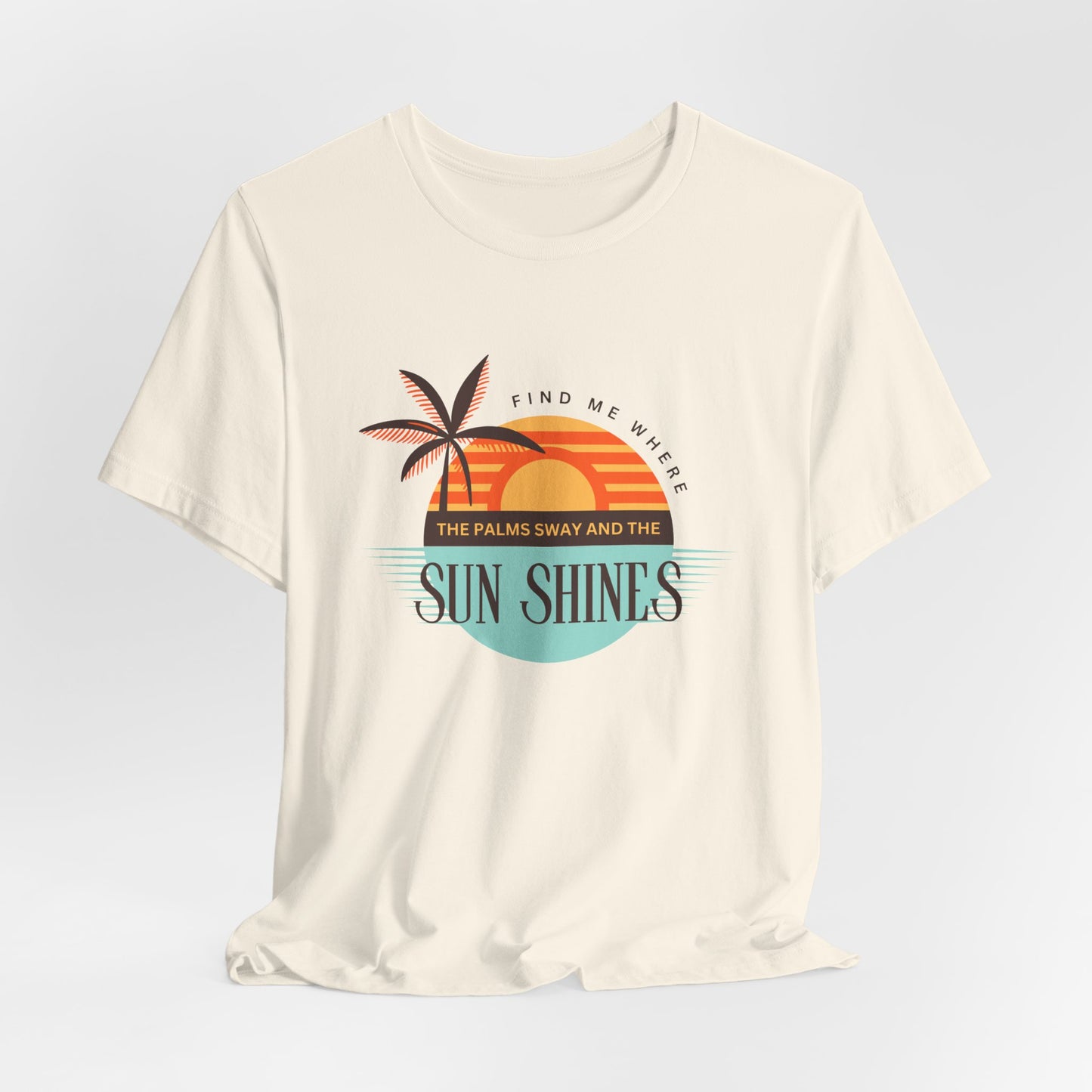 Tropical Vibes Tee - Relaxing Beach Sunset Design for Travelers and Summer Lovers, Perfect Gift for Vacations, Beach Days, and Casual Style
