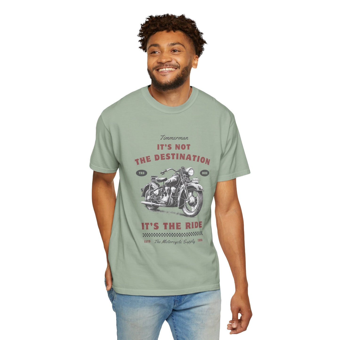 Vintage Motorcycle Ride T-Shirt - It's Not The Destination It's The Ride, Gift for Bikers, Adventure Clothing, Road Trip Outfit