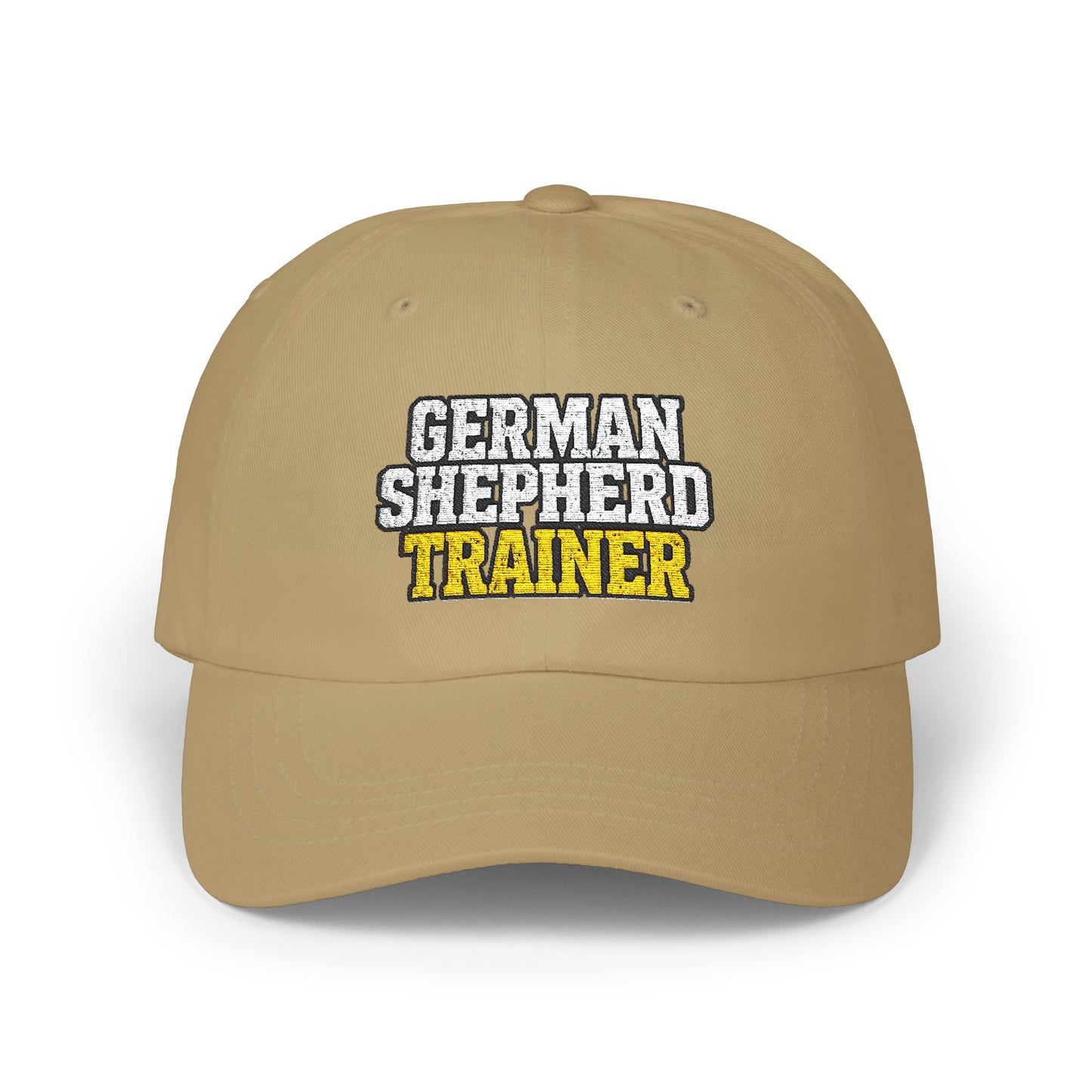 Embroidered German Shepherd Trainer Dad Cap | Perfect Gift for Dog Owners