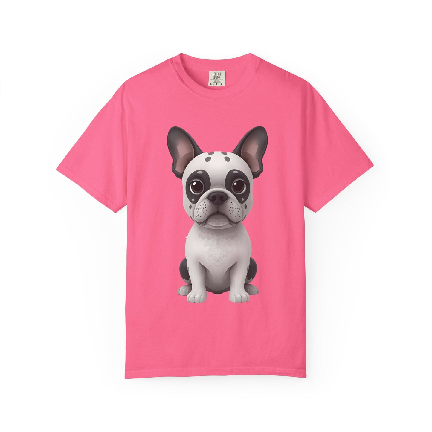 Cute 3D Design French Bulldog Unisex T-shirt, Animal Lover Gift