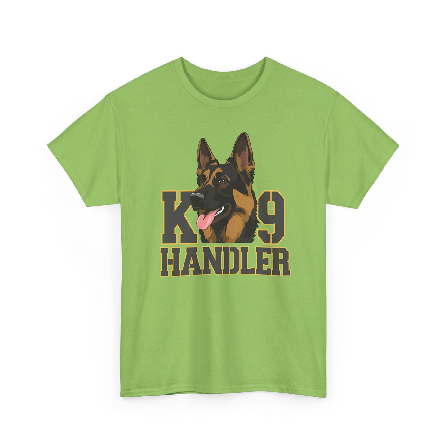 German Shepherd K9 Handler Tee, Perfect for Dog Lovers, Gift for Pet Owners, Unisex Cotton T-Shirt