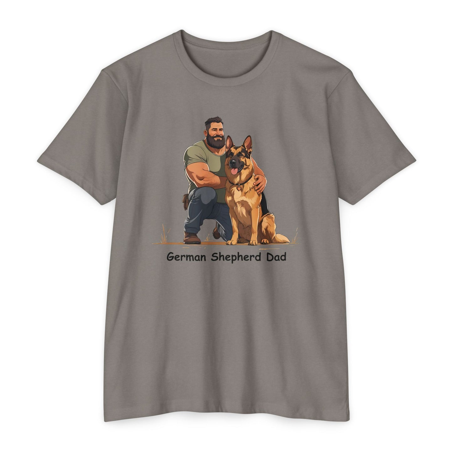German Shepherd Dad Unisex T-Shirt, Dog Lover Shirt, Pet Owner Gift, Father's Day Tee, Animal Rescue Support