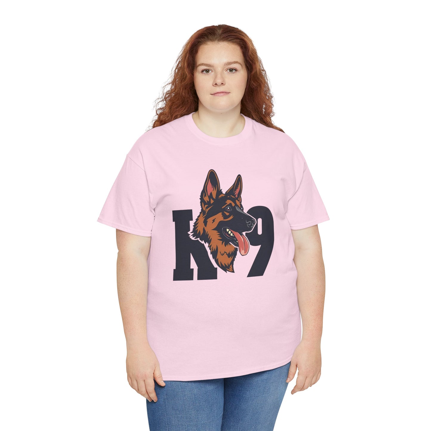 German Shepherd K9 Lover Unisex Heavy Cotton Tee | Dog Owner Gift, Dog Lover Apparel
