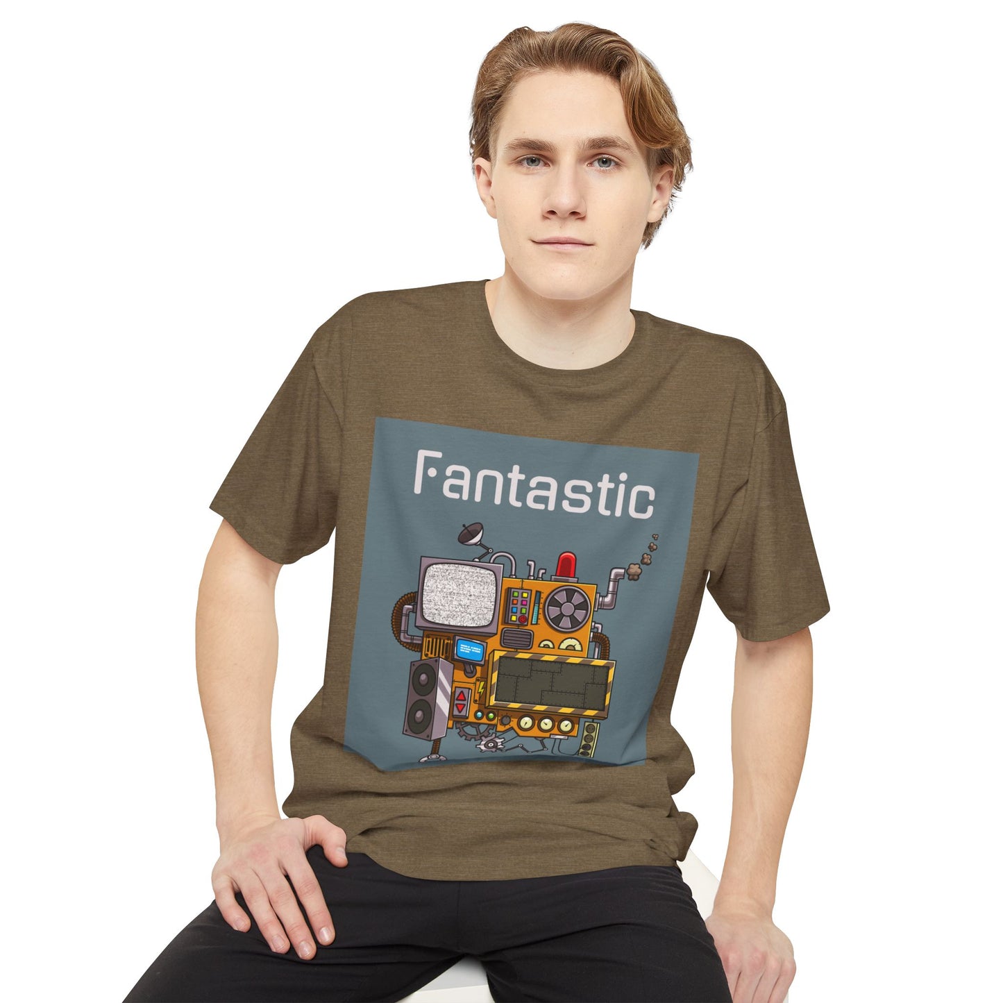 Fantastic Vibe Unisex Long Body Urban Tee, Streetwear, Graphic Tee, Gift for Music Lovers, Casual Wear, Unique Fashion Statement