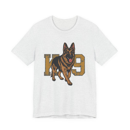 K9 Dog Lover German Shepherd Tee, Pet Owner Gift, Unisex Jersey Shirt