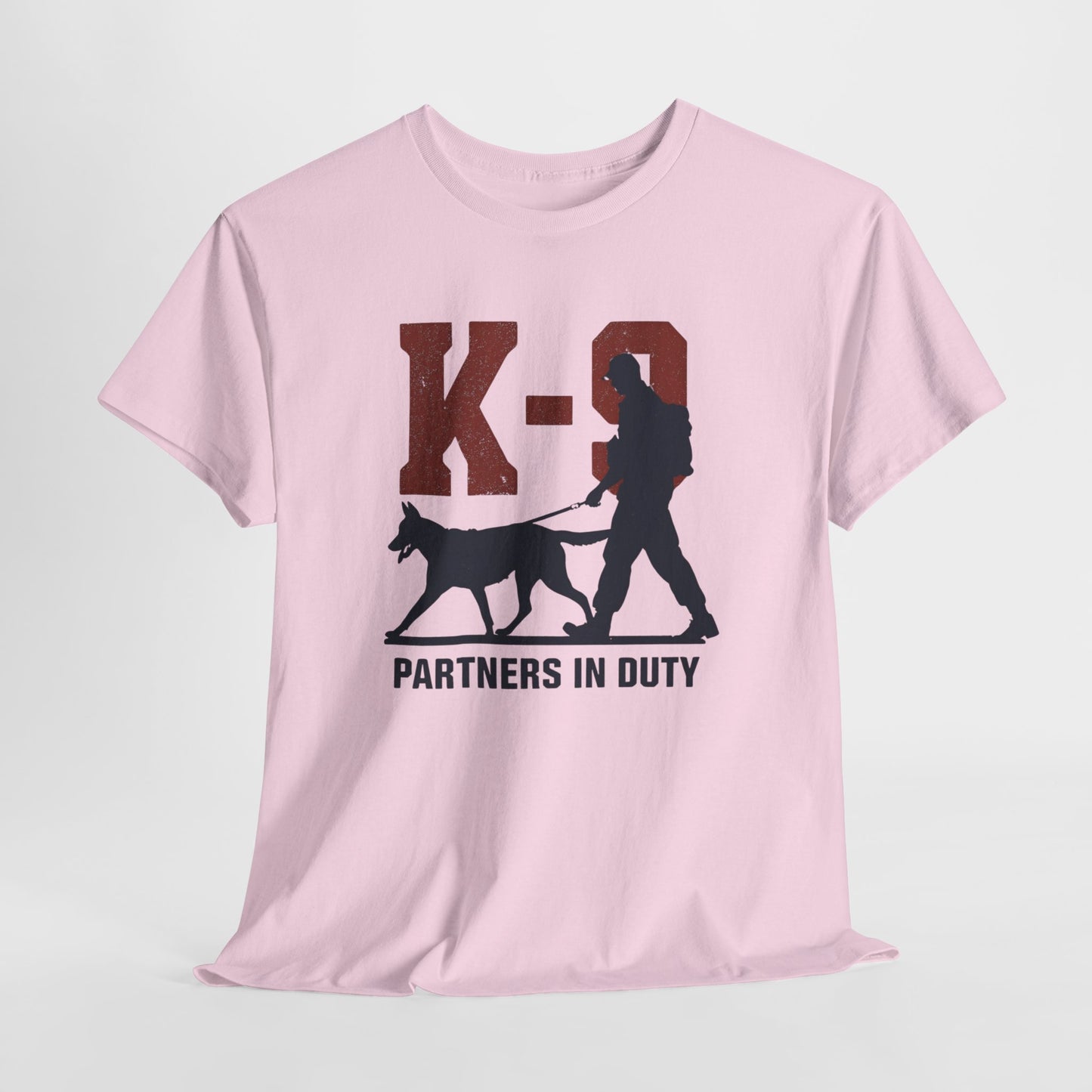 K-9 Partners in Duty Tee, Dog Handler T-Shirt, Dog Lover Tee, Police Dog Apparel, Dog Owner T-Shirt