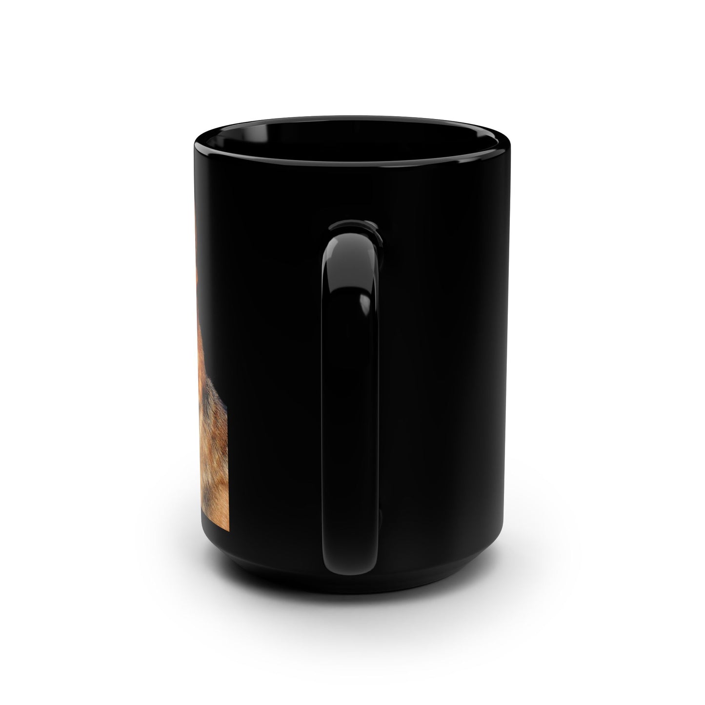 Forever Grateful German Shepherd Mug - 15oz Black Coffee Cup for Dog Lovers