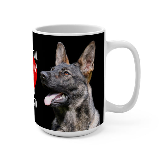 German Shepherd Love Mug 15oz - My Faithful Friend for Life