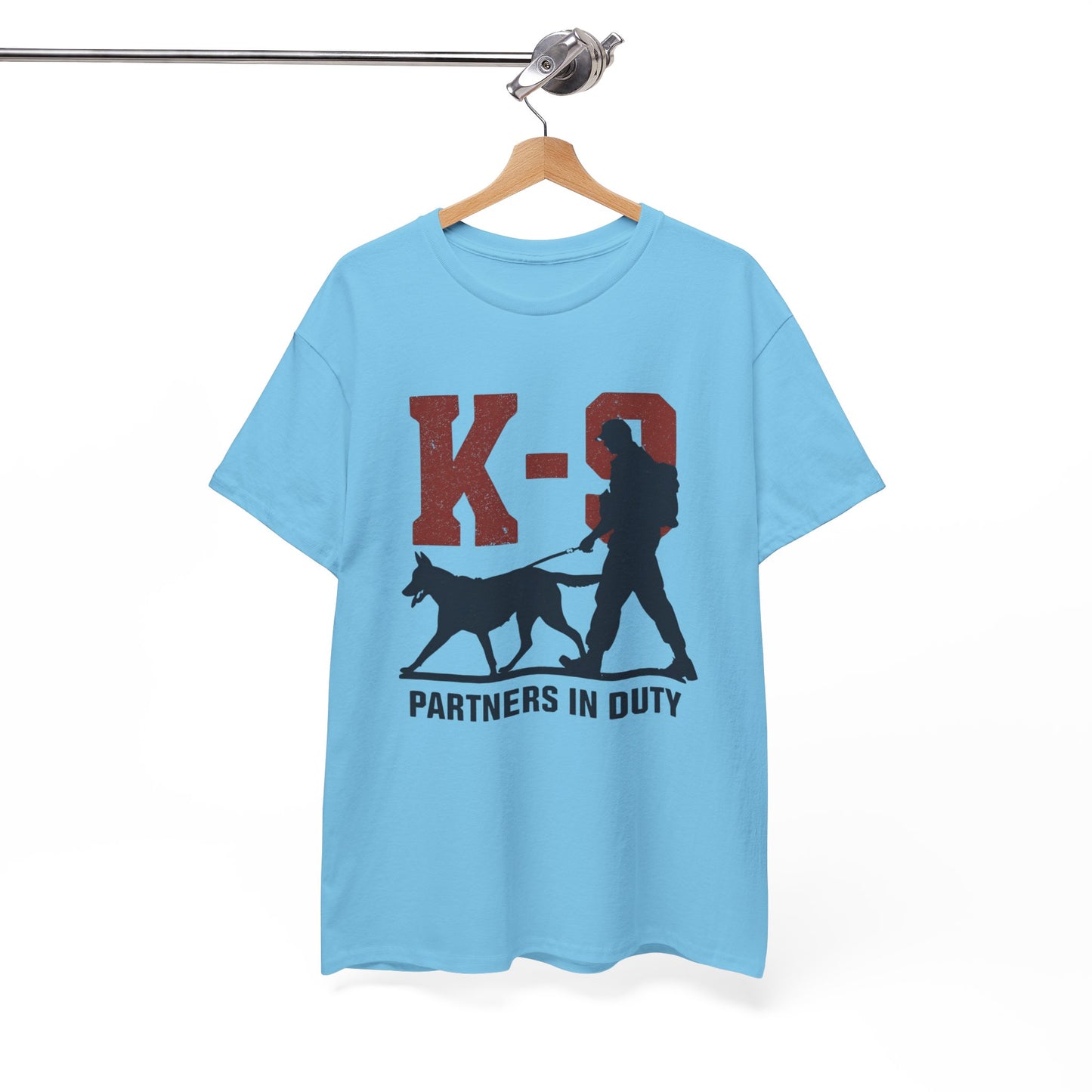 K-9 Partners in Duty Tee, Dog Handler T-Shirt, Dog Lover Tee, Police Dog Apparel, Dog Owner T-Shirt