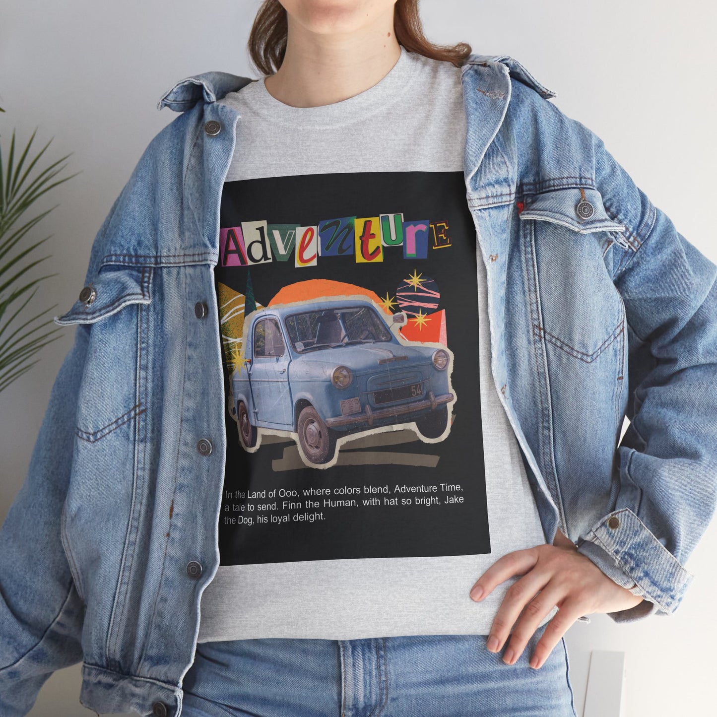 Adventure-Themed Unisex Cotton Tee, Retro Car Graphic Tee, Travel T-Shirt, Gift for Adventurers, Vintage Exploration Top