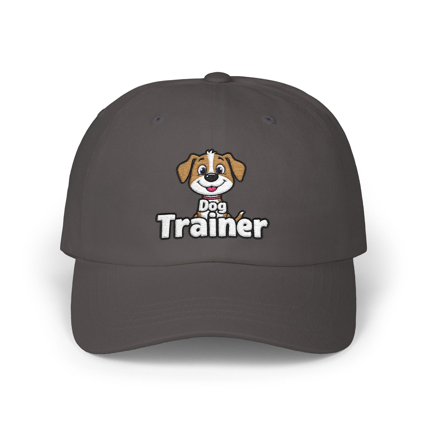Embroidered Dog Trainer Classic Dad Cap Featuring a Cute Funny Dog  | Dog-themed Accessories