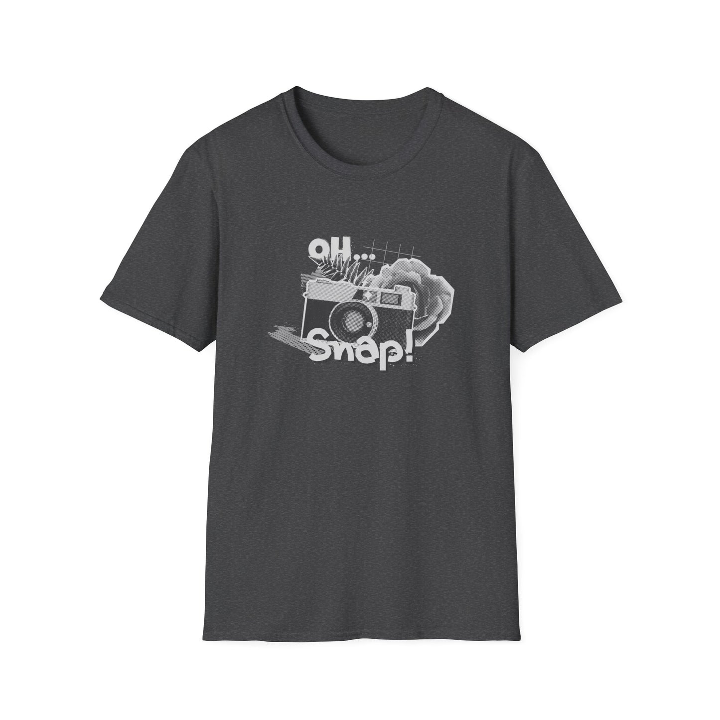 Oh Snap! Graphic T-Shirt, Photography Gift, Unisex Casual Tee, Perfect for Photographers, Photography Lover Apparel