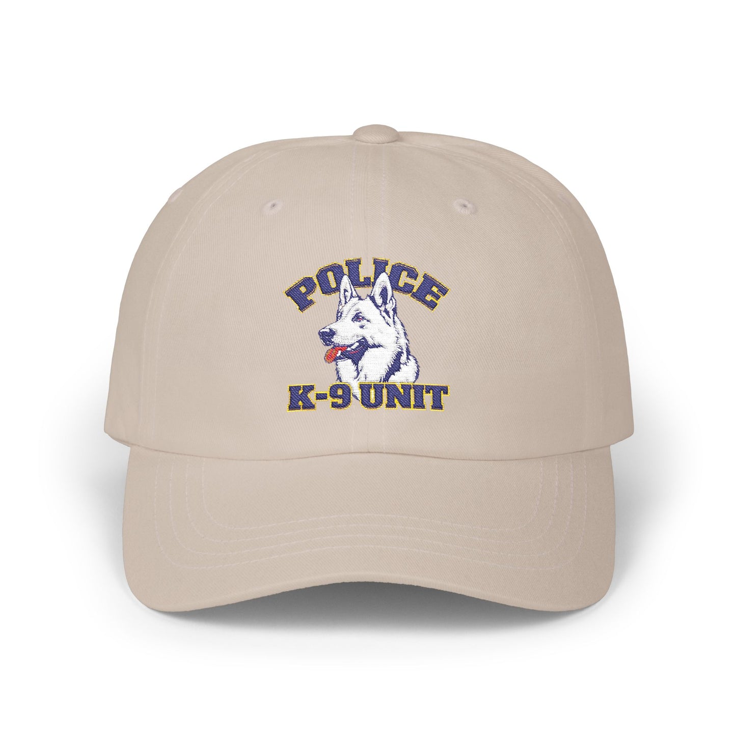 Police K-9 Unit Classic Embroidered Dad Cap, Adjustable Hat for Dog Lovers, Gift for Law Enforcement