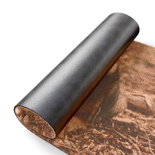 Outdoor Dog Lover Doormat Featuring a Working Line German Shepherd Resting on the Ground