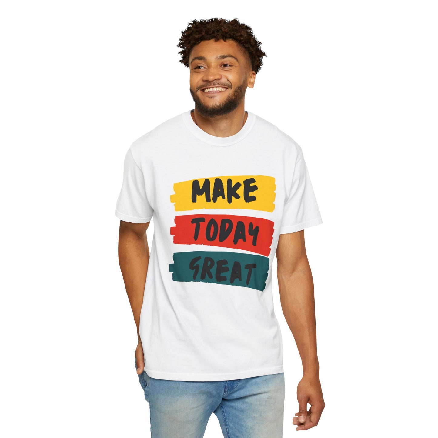 Motivational Unisex T-Shirt - Make Today Great, Casual Wear, Gifts for Her, Gifts for Him, Inspirational Tee, Everyday Comfort