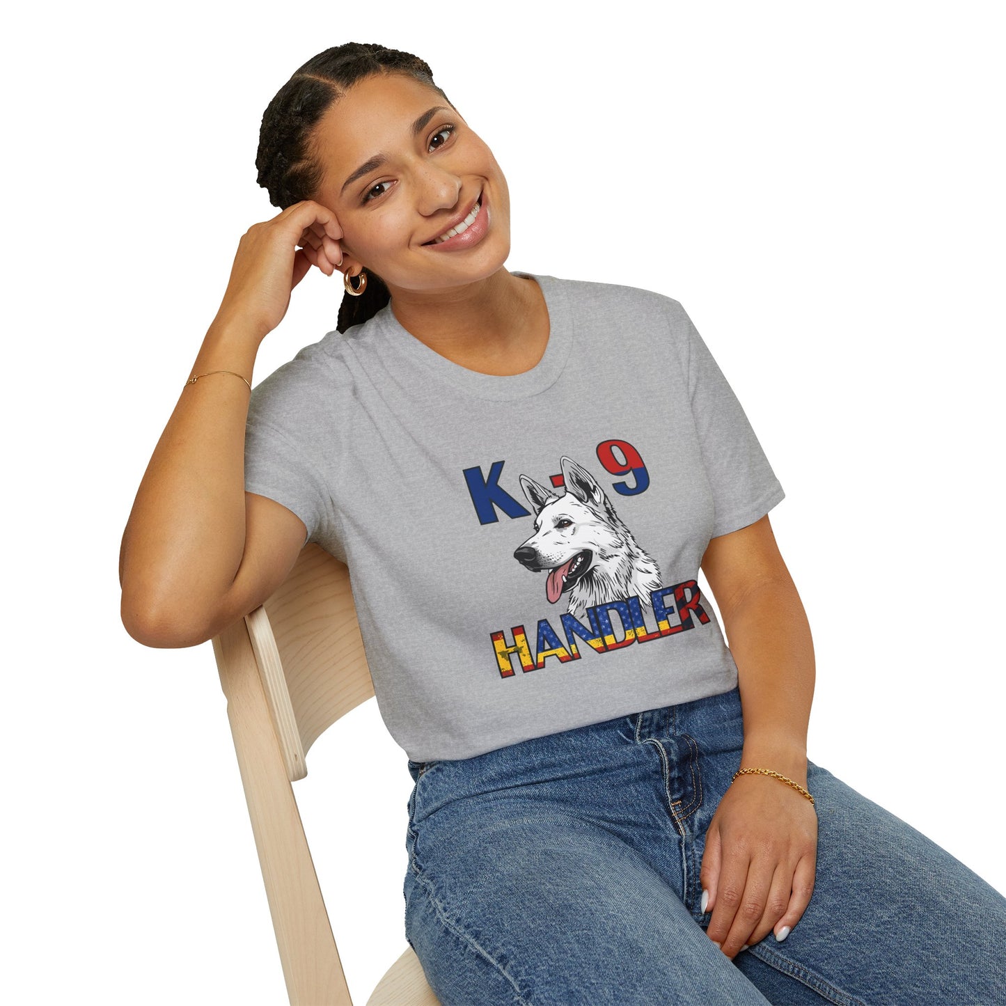 German Shepherd K9 Handler T-Shirt, Police Dog Tee, Canine Enthusiast Apparel