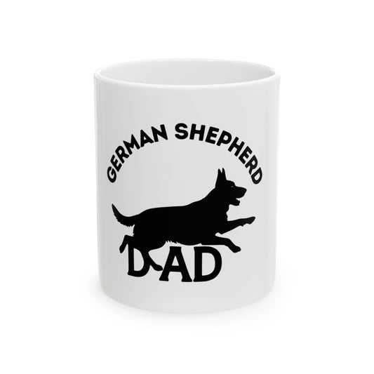 German Shepherd Dad Mug | Dog Lover Gift | Pet Owner Coffee Cup | Father's Day | Dog Dad Gift | Animal Lover Merchandise