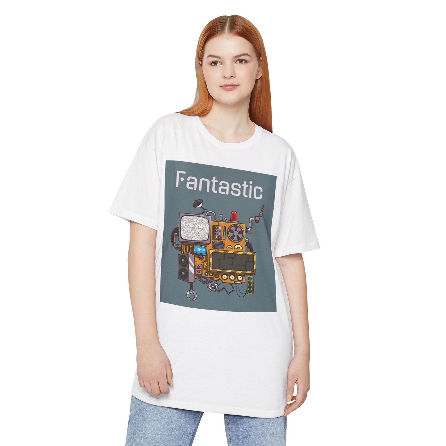 Fantastic Vibe Unisex Long Body Urban Tee, Streetwear, Graphic Tee, Gift for Music Lovers, Casual Wear, Unique Fashion Statement