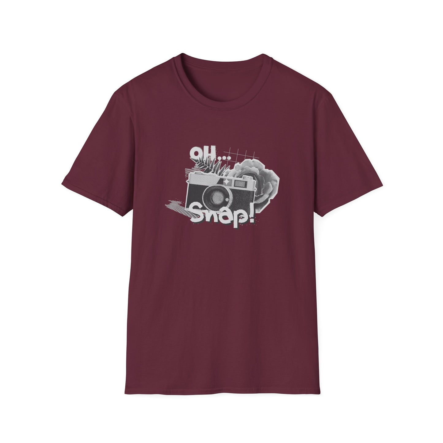 Oh Snap! Graphic T-Shirt, Photography Gift, Unisex Casual Tee, Perfect for Photographers, Photography Lover Apparel